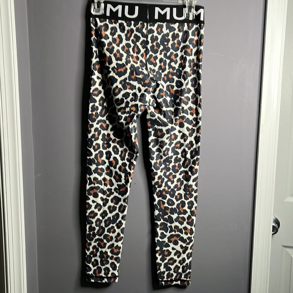 Show Me Your Mumu Brown Black Leopard Leggings Large - Picture 4 of 5